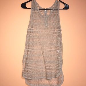 NWOT Sheer knit tank